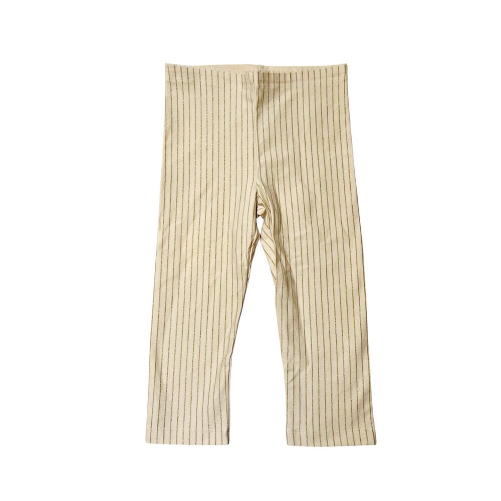 Tea Collection Sparkle Stripe Capri Leggings Size 5
